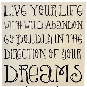 Inspirational Black and White Wall Art 9.5x9.5